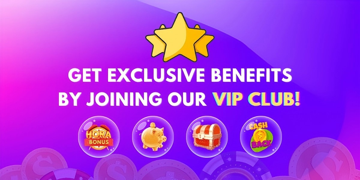 Casino-style game promotion with vivid graphics